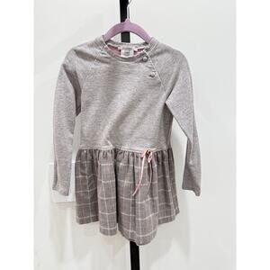 Fleurisse	Grey Dress with Pink Details	4Y